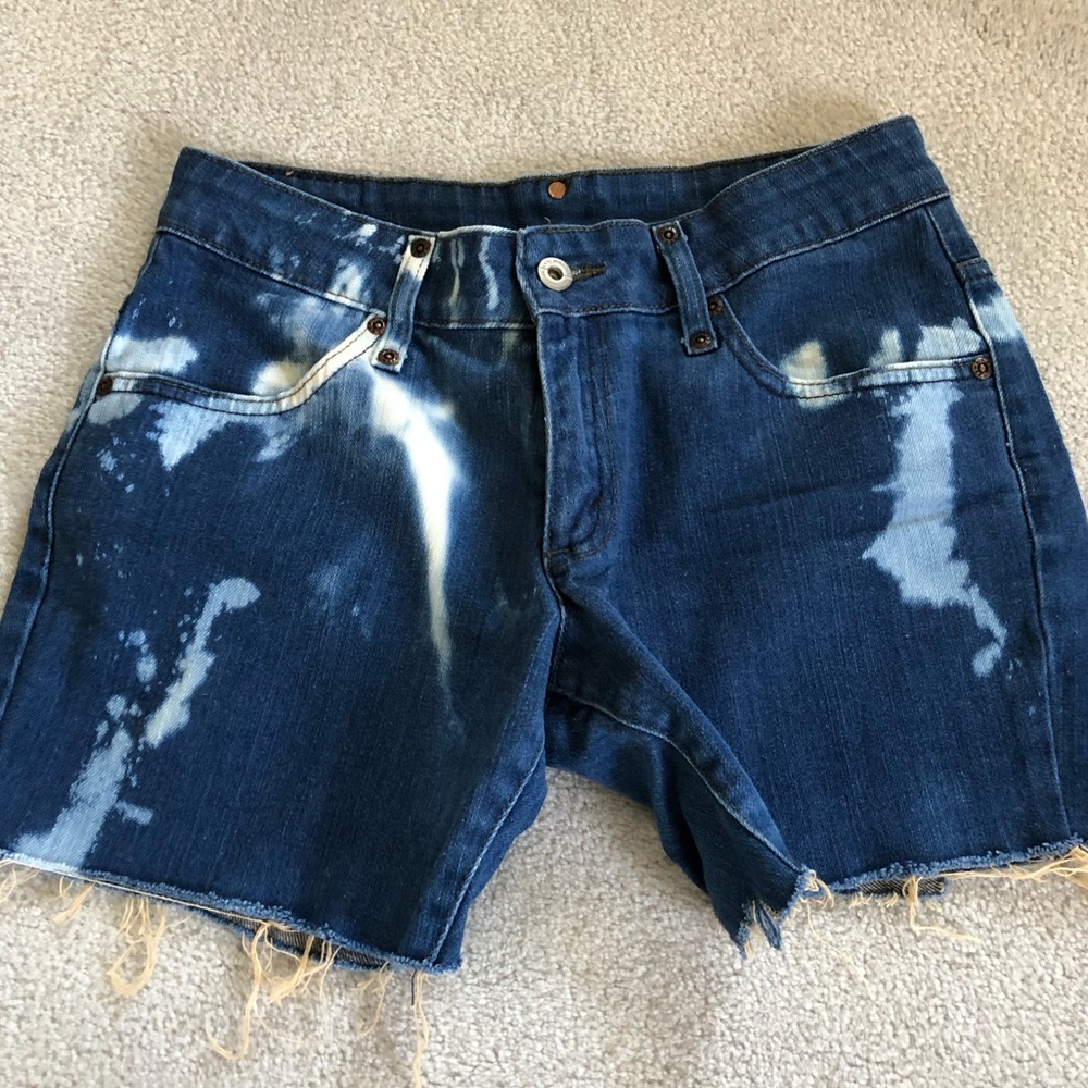 Levi’s red tab shorts -customized